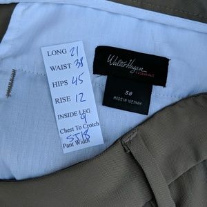 Short Chino Homme Walter Hagen Taille 38 - Gris, Neuf Avec étiquettes